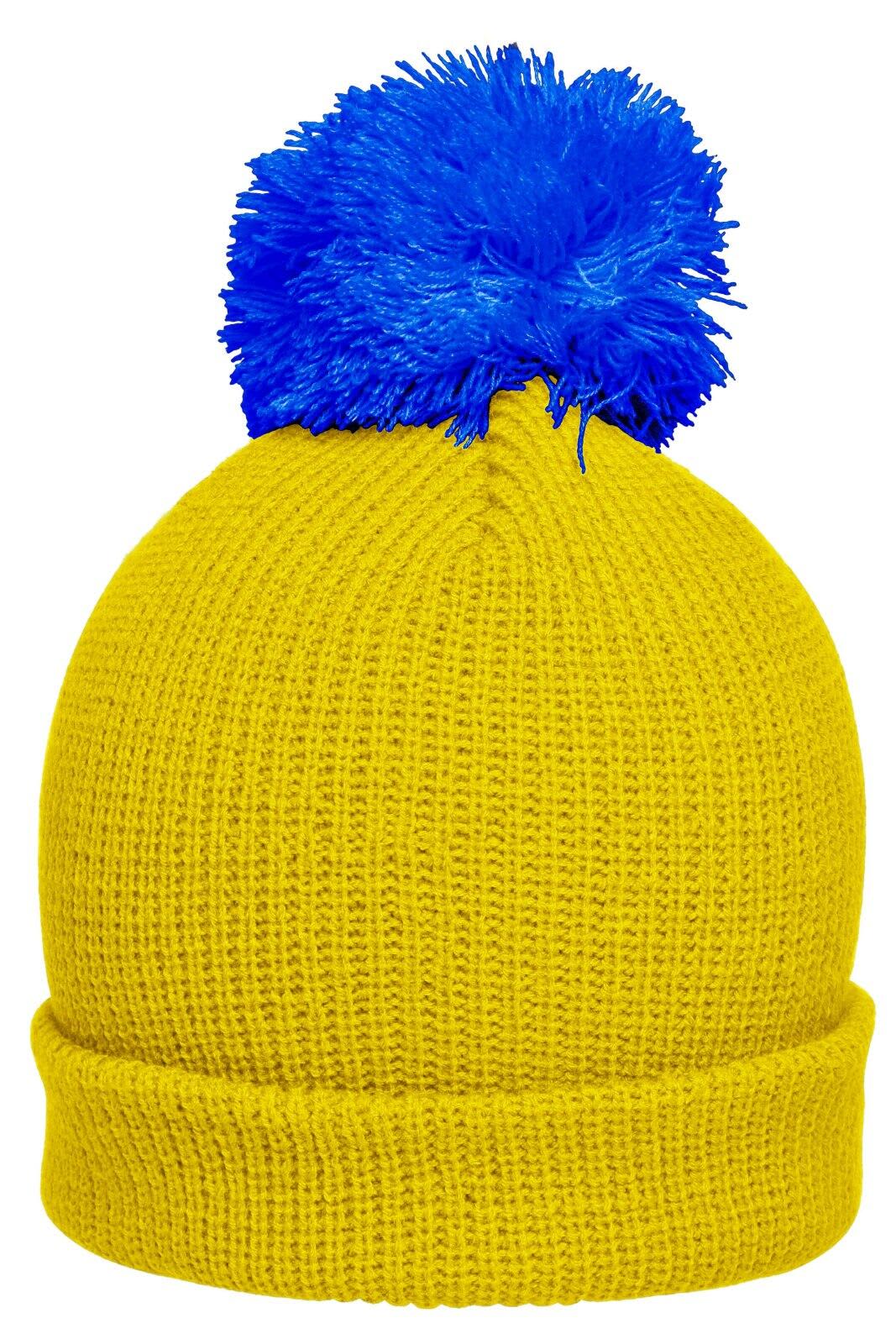 Pompon Hat w/ Brim