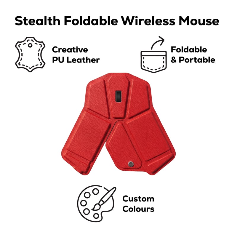 Stealth Foldable Wireless Mouse