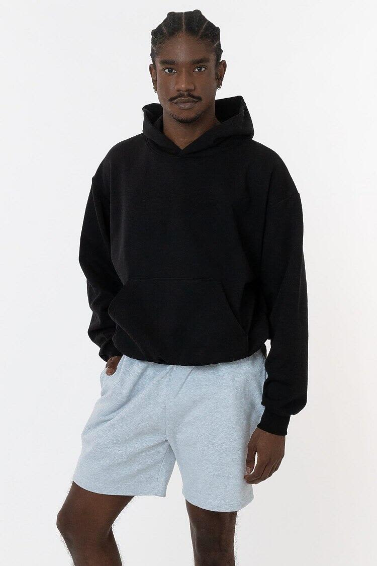 Mineral Wash Fleece Wide Hoodie