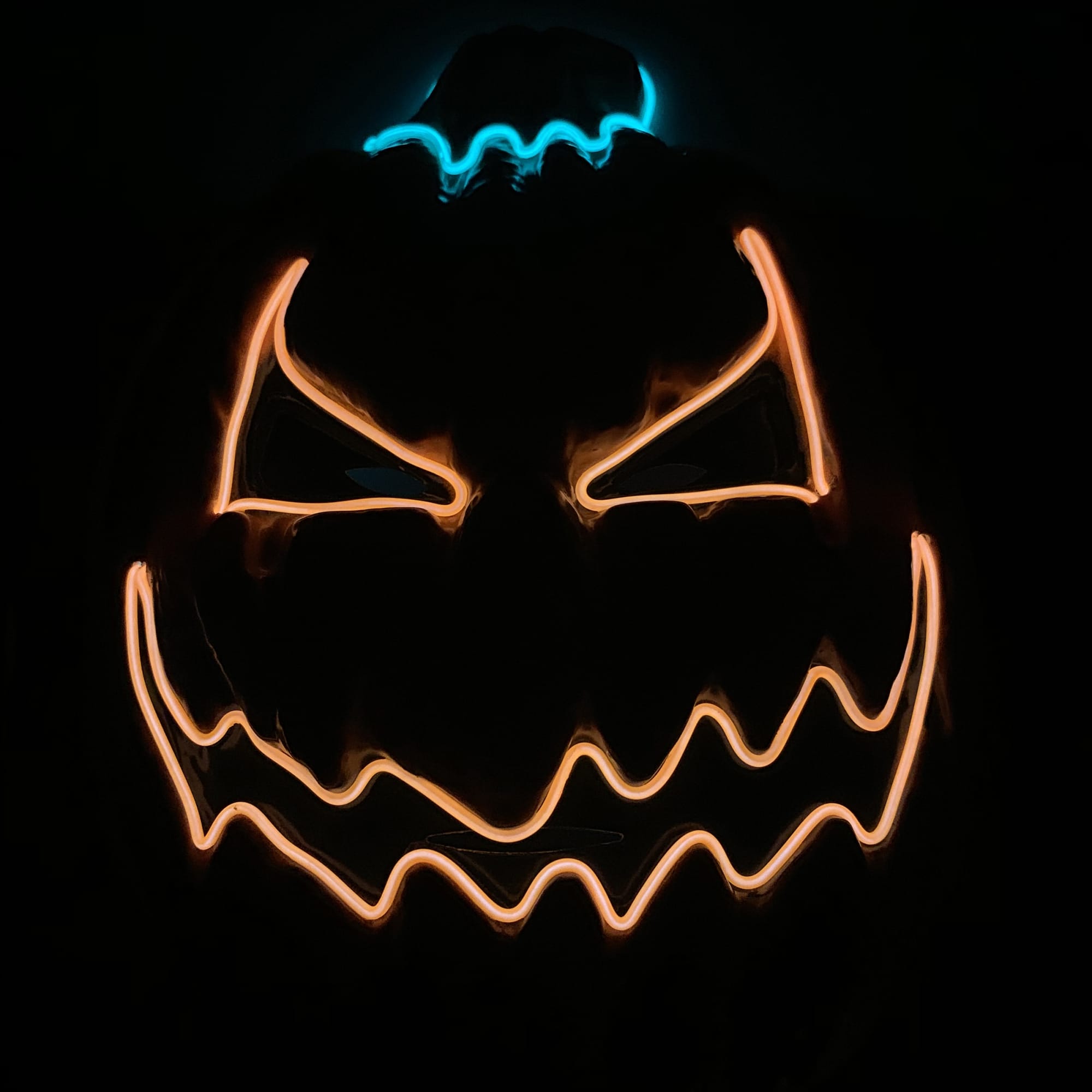 Halloween Pumpkin Light Up Mask