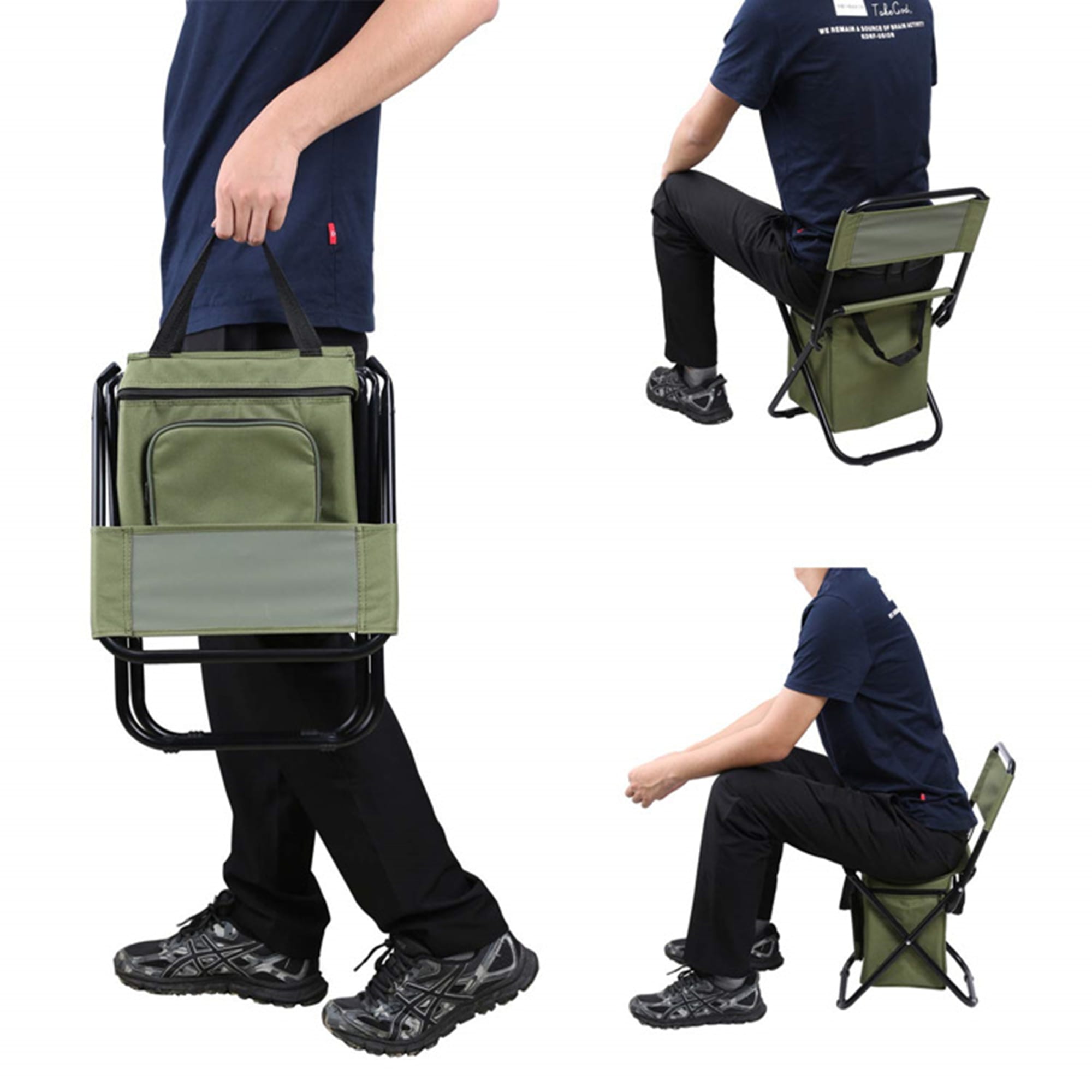 Folding Chair With Insulation Bag