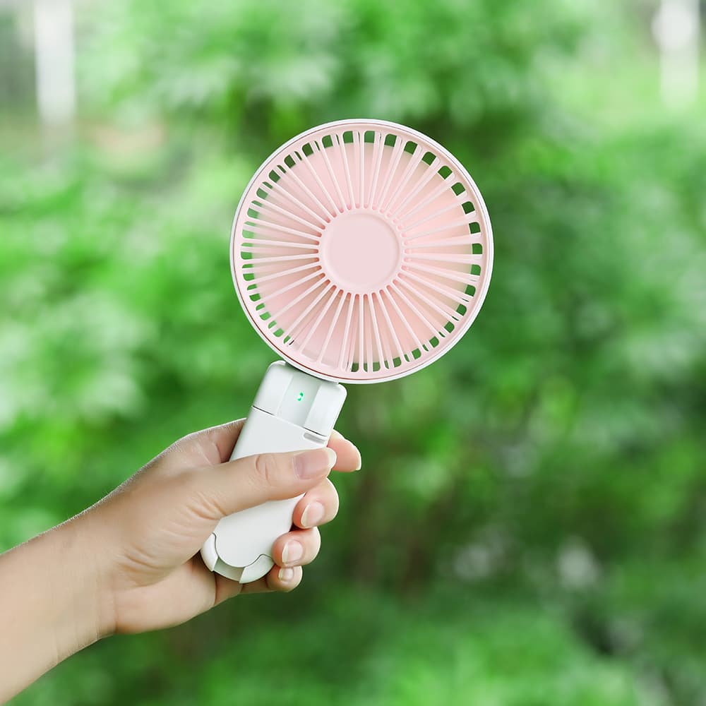 Rechargeable Folding Hand-held Fan
