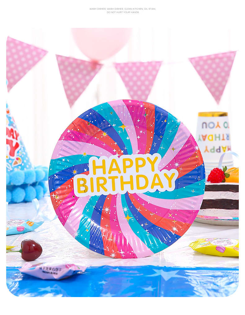 7" Round Paper Plates