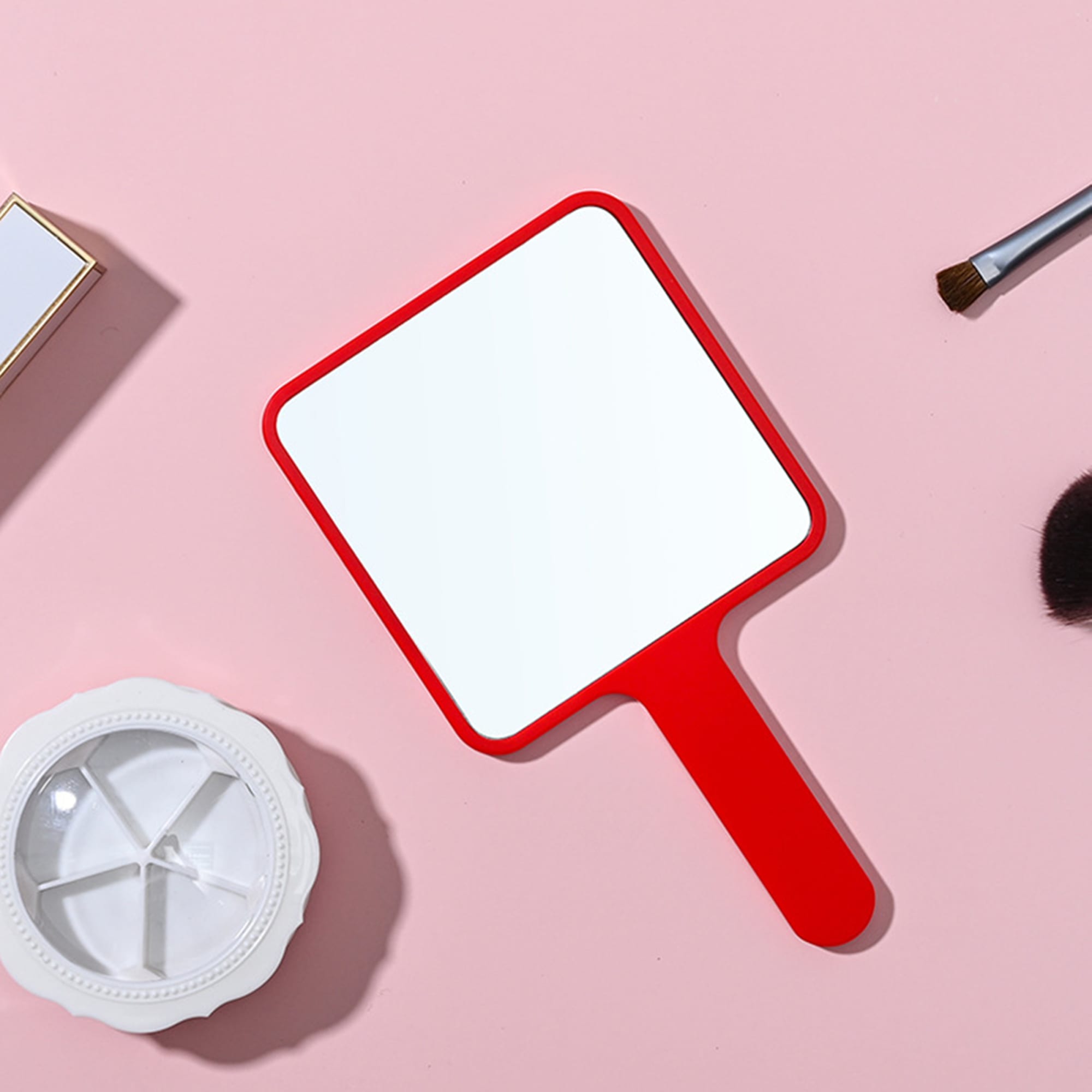 Square Handheld Mirror