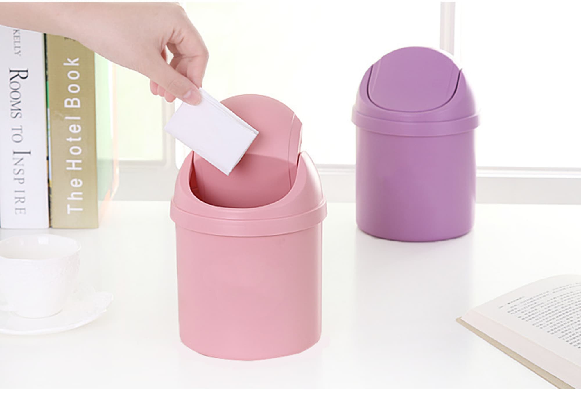 Desktop/Car Mini Trash Can