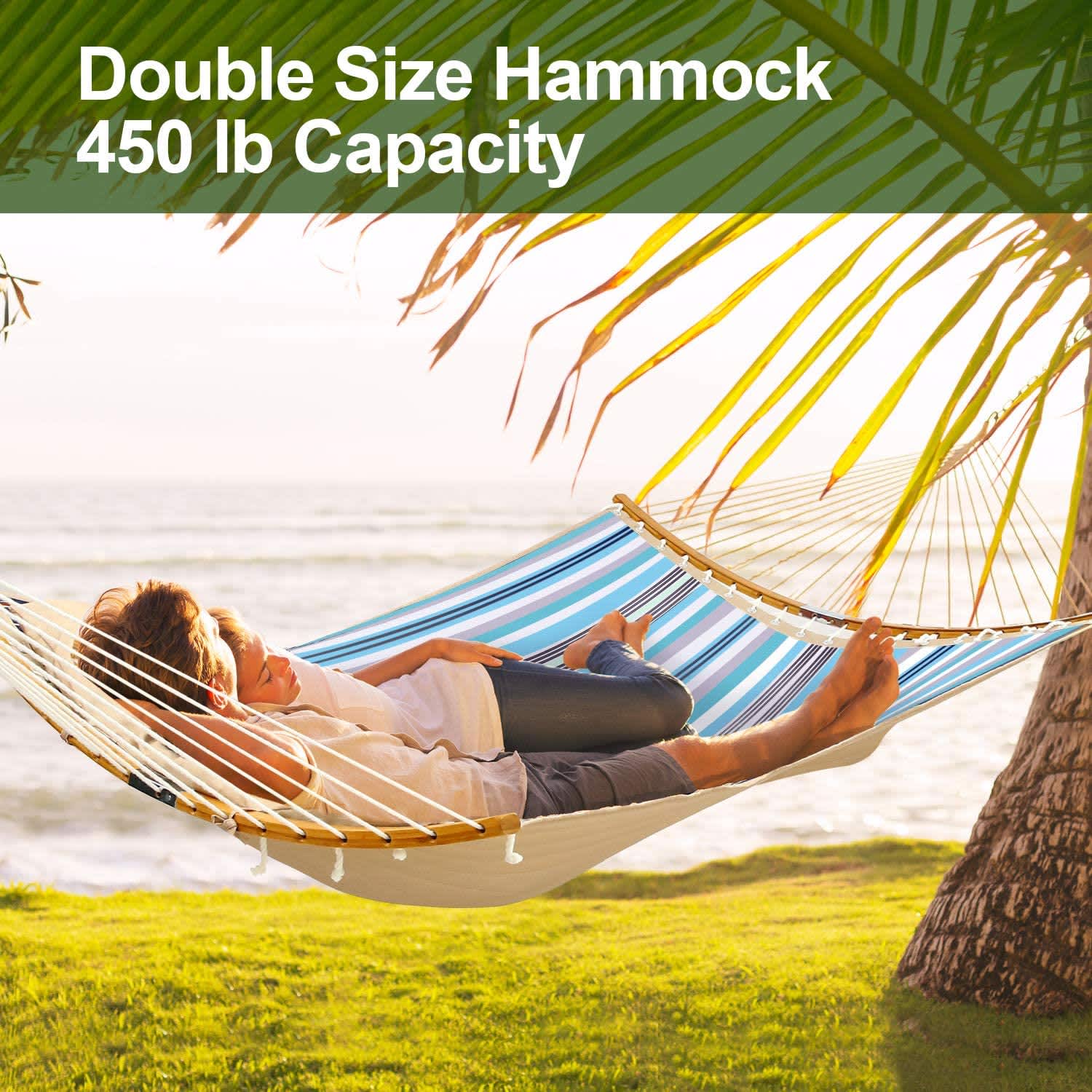 Double Hammock Swing Quilted Fabric