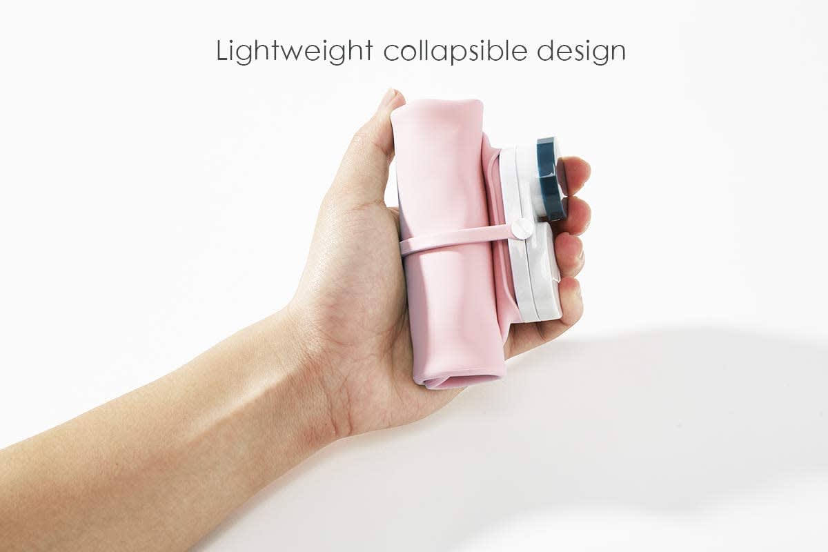 Portable Food Grade Silicone Foldable Travel Reusable Leak Proof Water Bottles