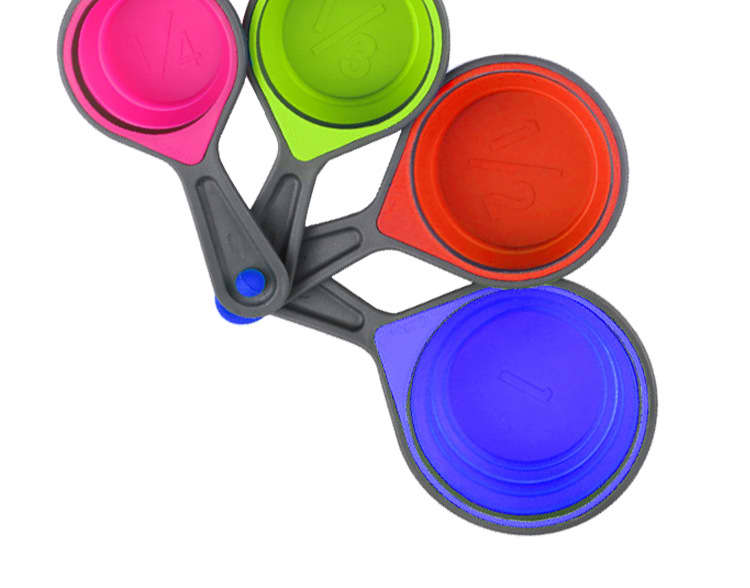 Pop Out Silicone Measuring Cups