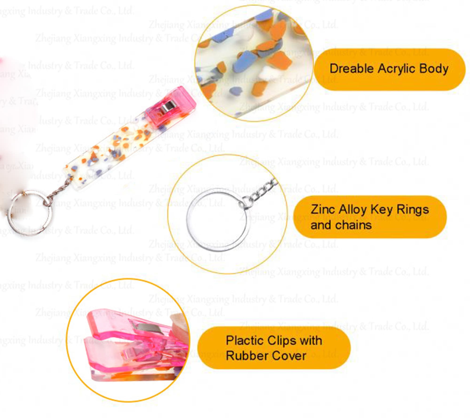 Card Clip Keychain