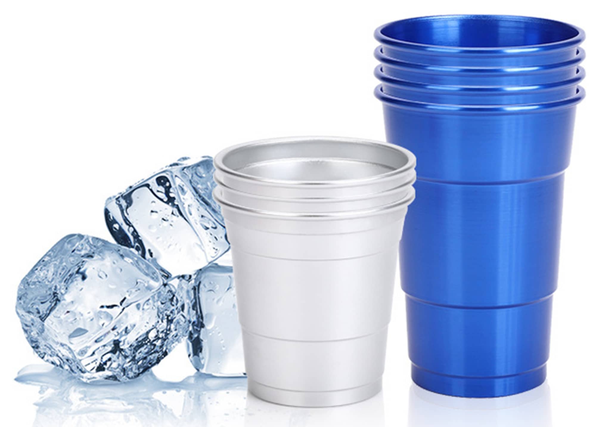 Rolled Edge Aluminum Cups