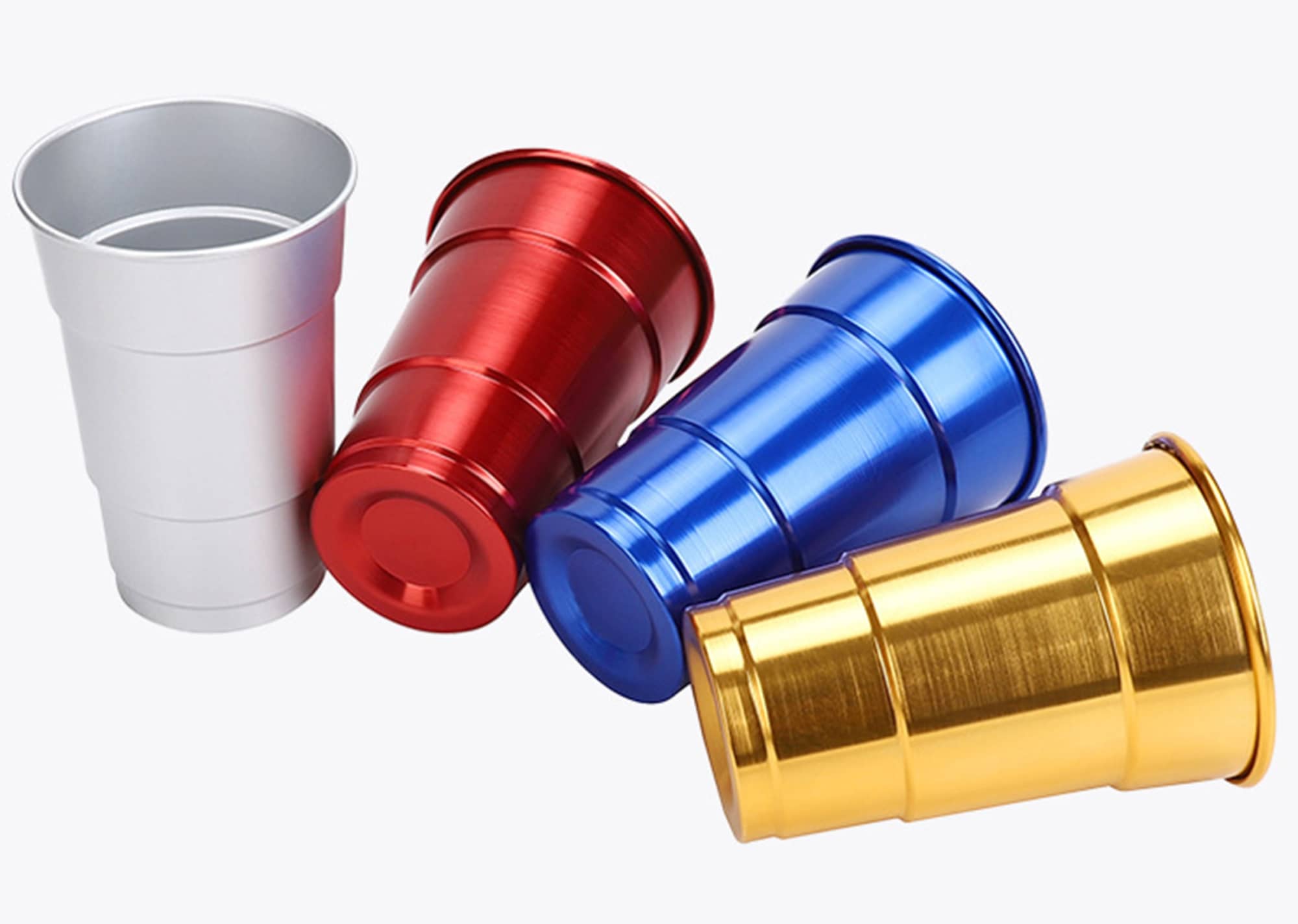 Rolled Edge Aluminum Cups