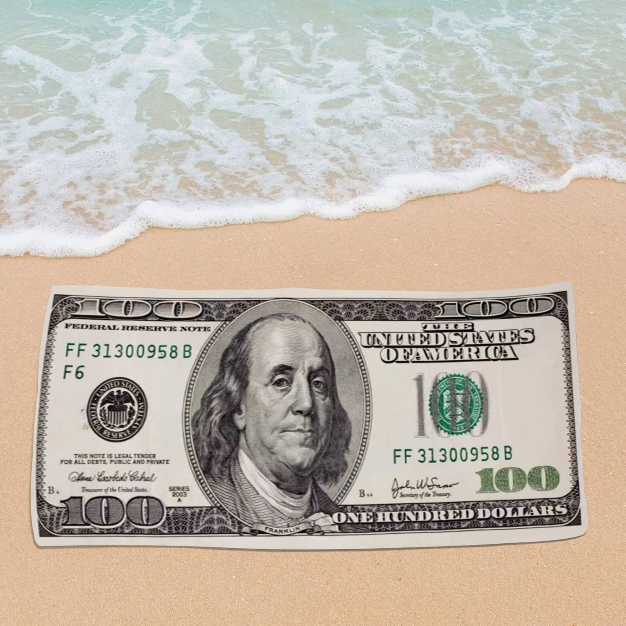 Money Ward Beach Towel