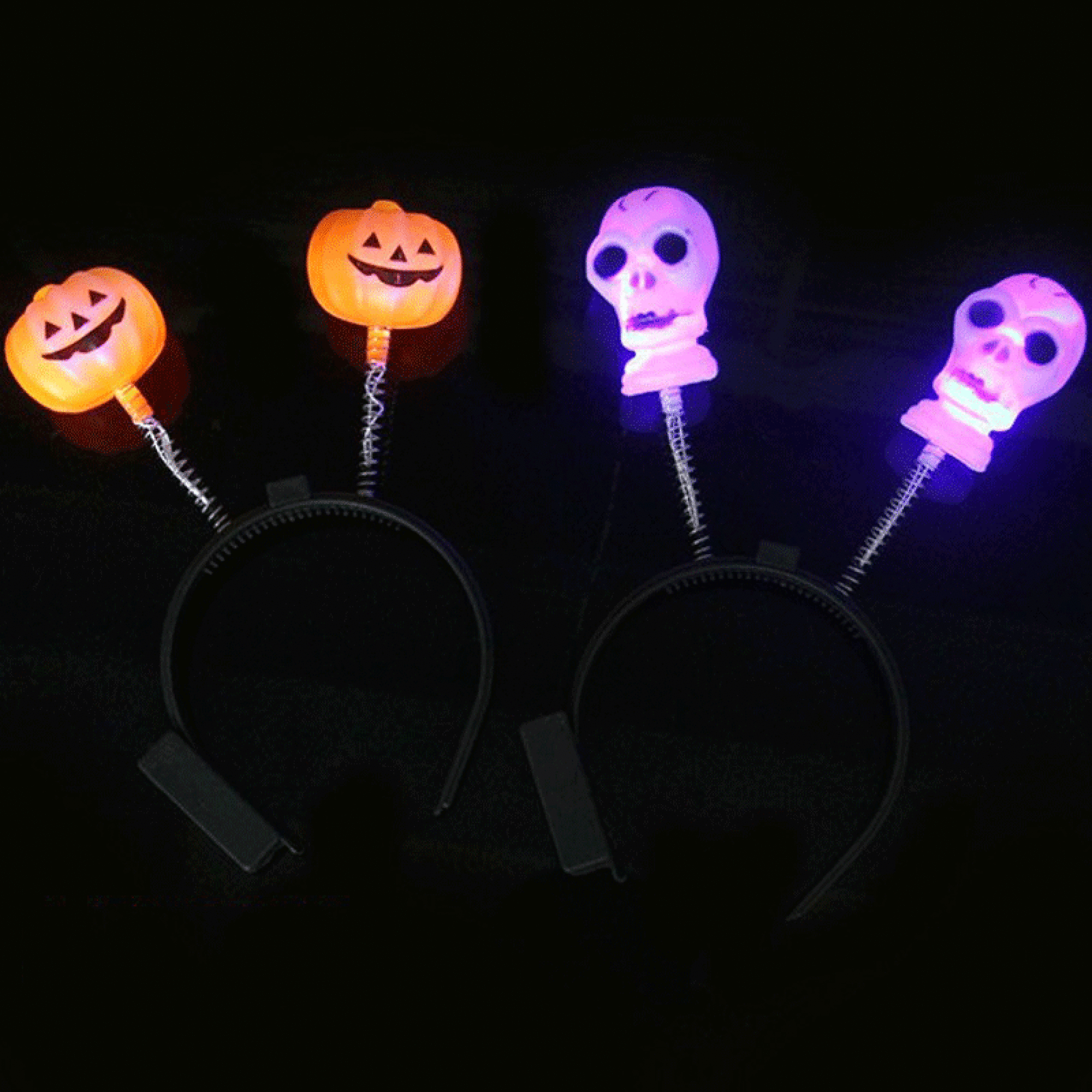 Flashing Pumpkin LED Headband