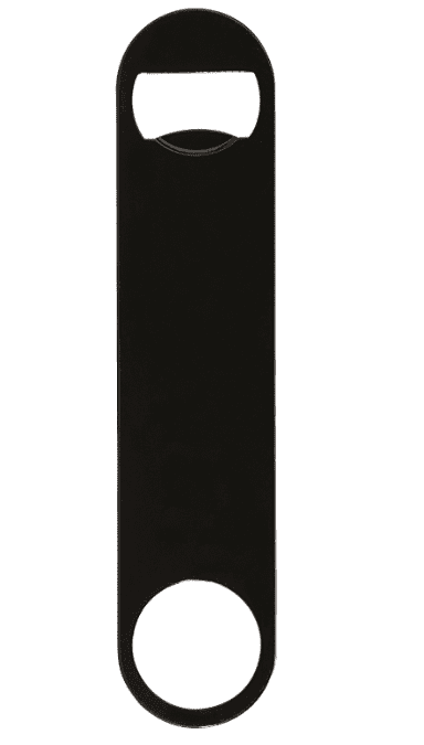 Paddle Style Powder Coated Steel Bottle Opener