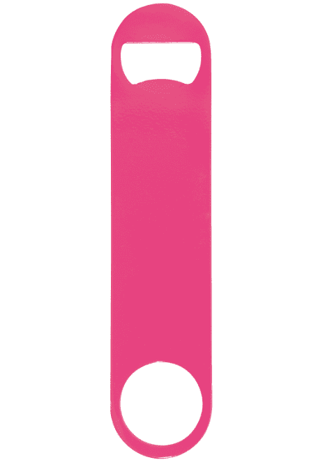 Paddle Style Powder Coated Steel Bottle Opener