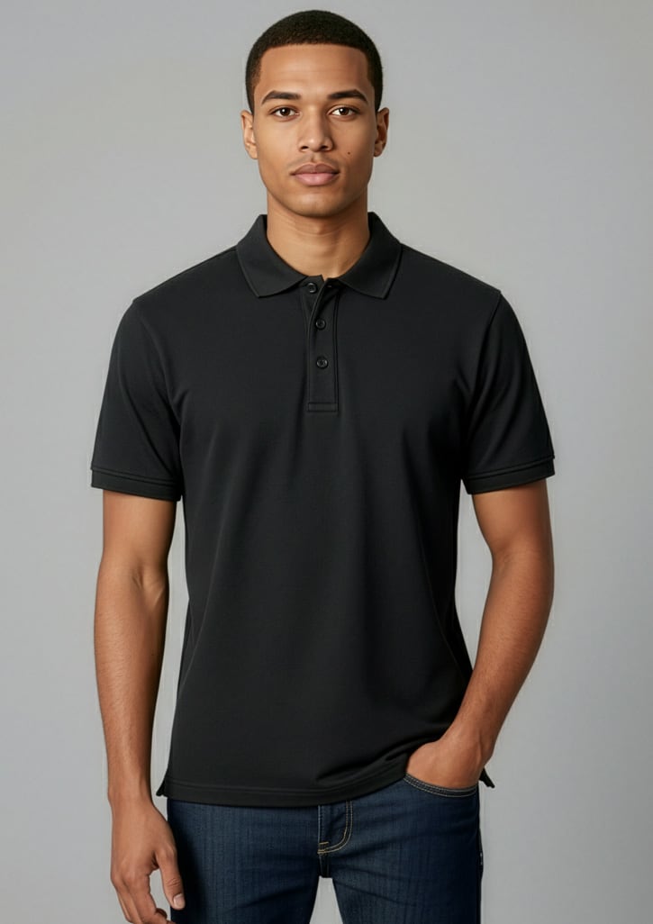 Mens Ice Short Sleeve Polo
