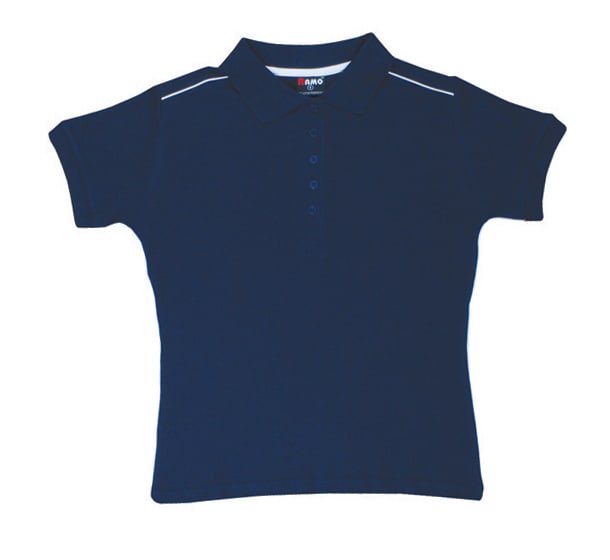 Women's Cotton Pique Knit With Piping