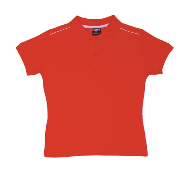 Women's Cotton Pique Knit With Piping