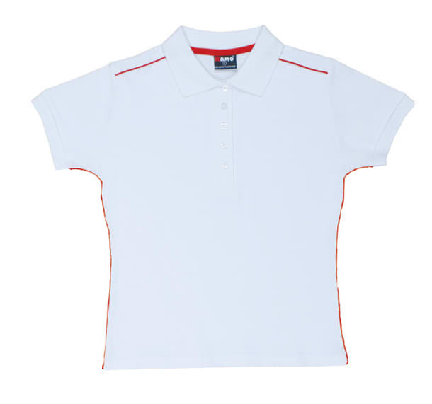 Women's Cotton Pique Knit With Piping