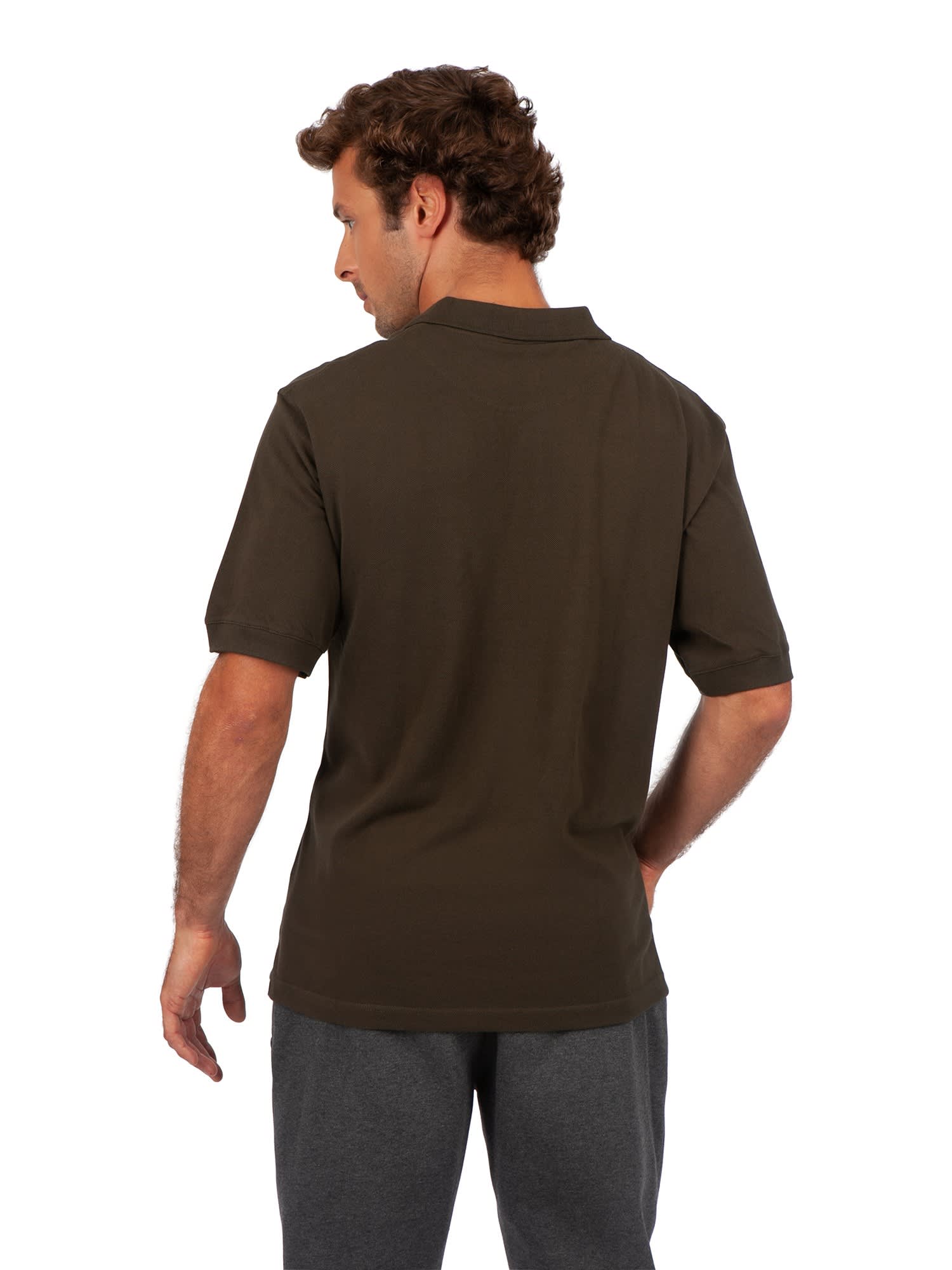 Men's Cotton Pigment Dyed Polo