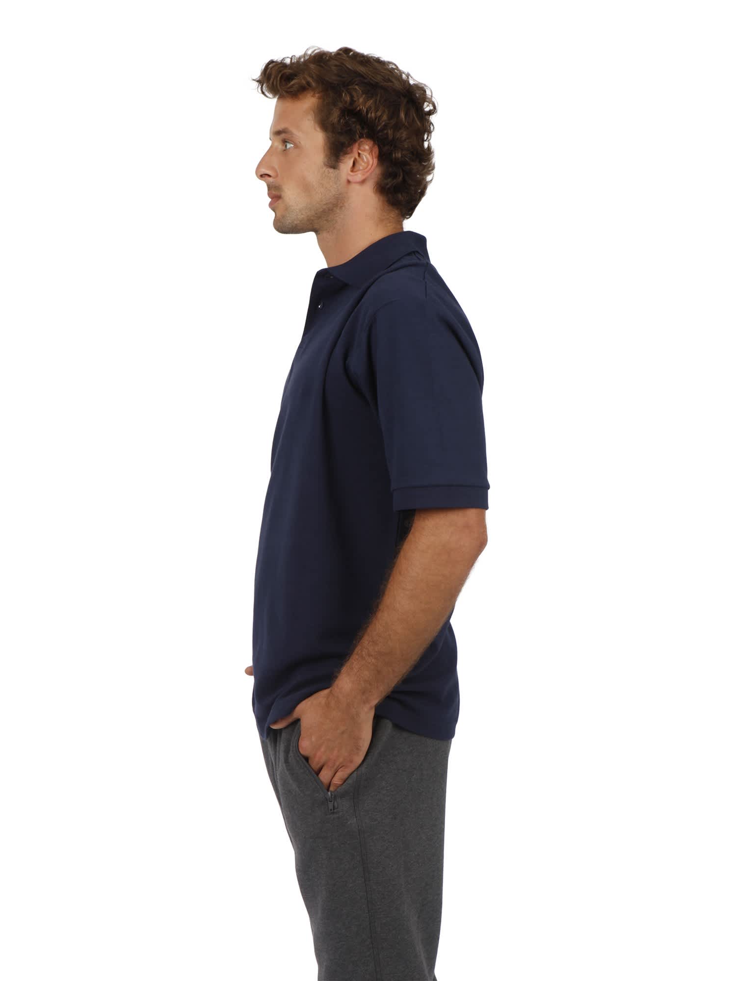 Men's Cotton Pique Knit Polo