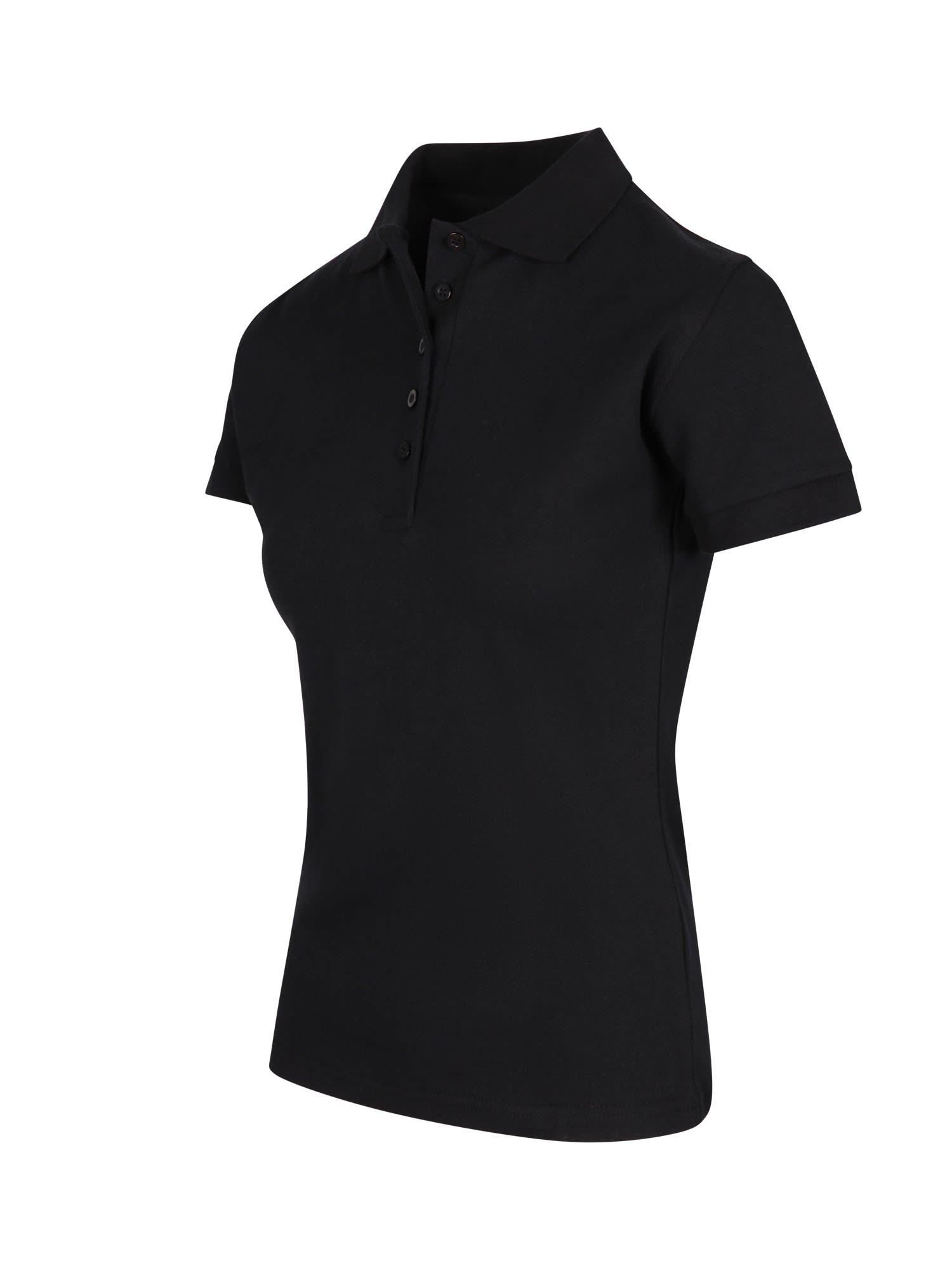 Womens 100% Cotton Pique Knit Polo