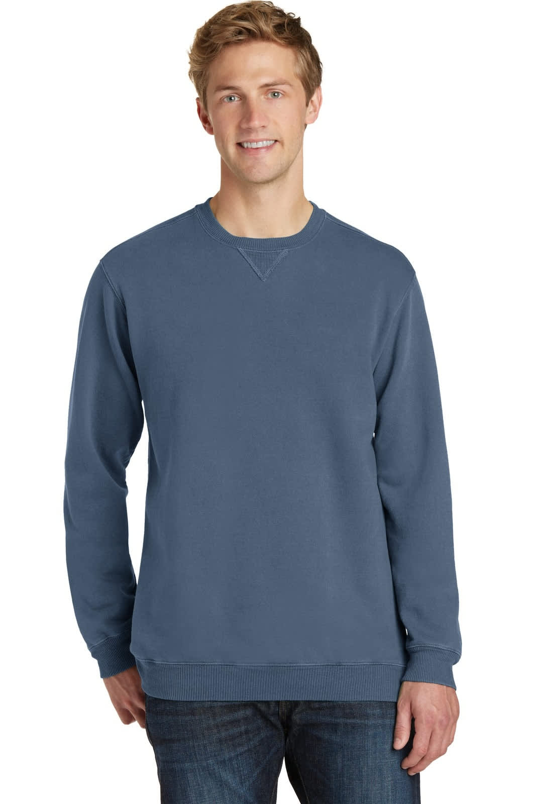 Port & Company Pigment-Dyed Crewneck Sweatshirt
