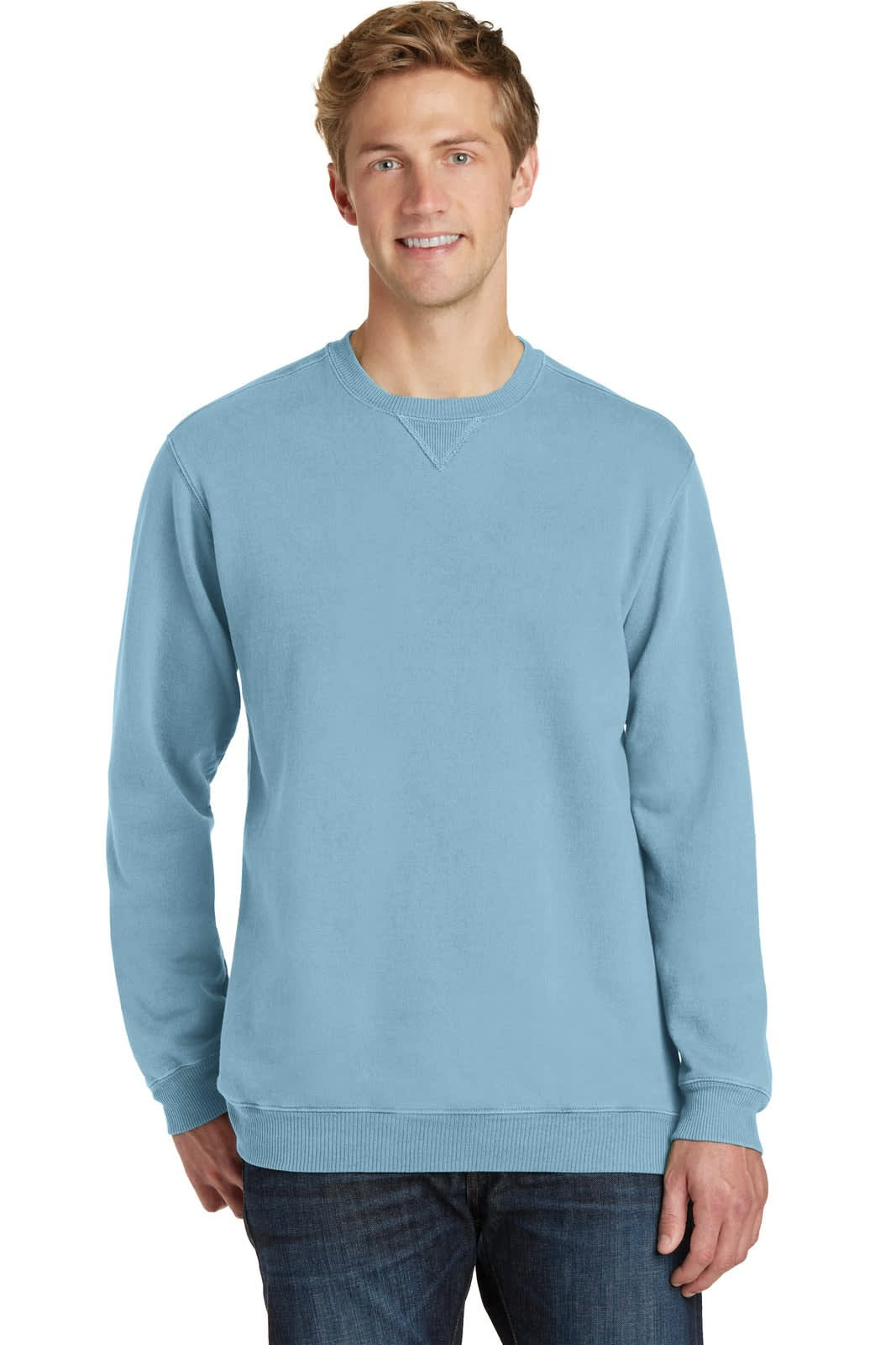 Port & Company Pigment-Dyed Crewneck Sweatshirt