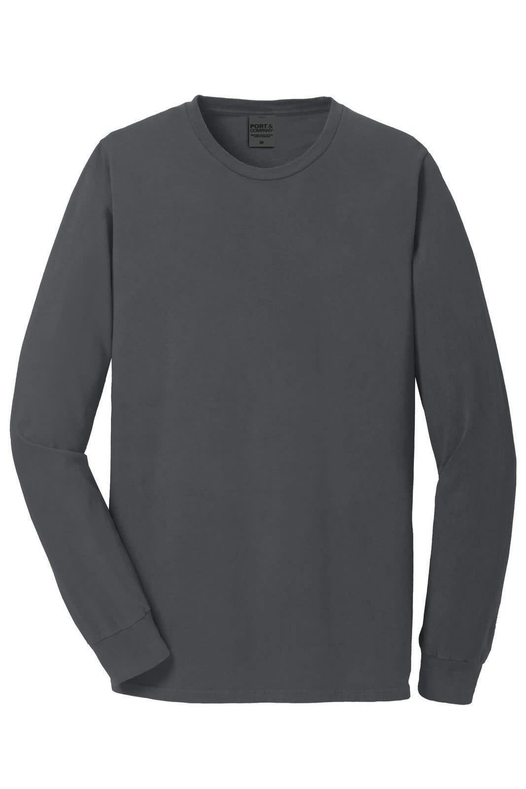 Port & Company Pigment-Dyed Long Sleeve Tee