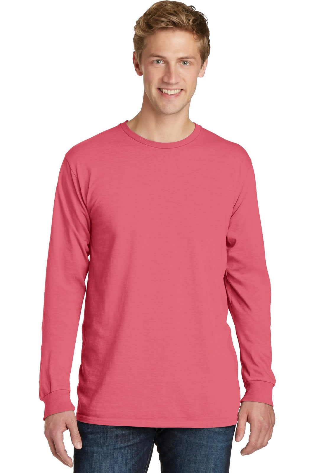 Port & Company Pigment-Dyed Long Sleeve Tee