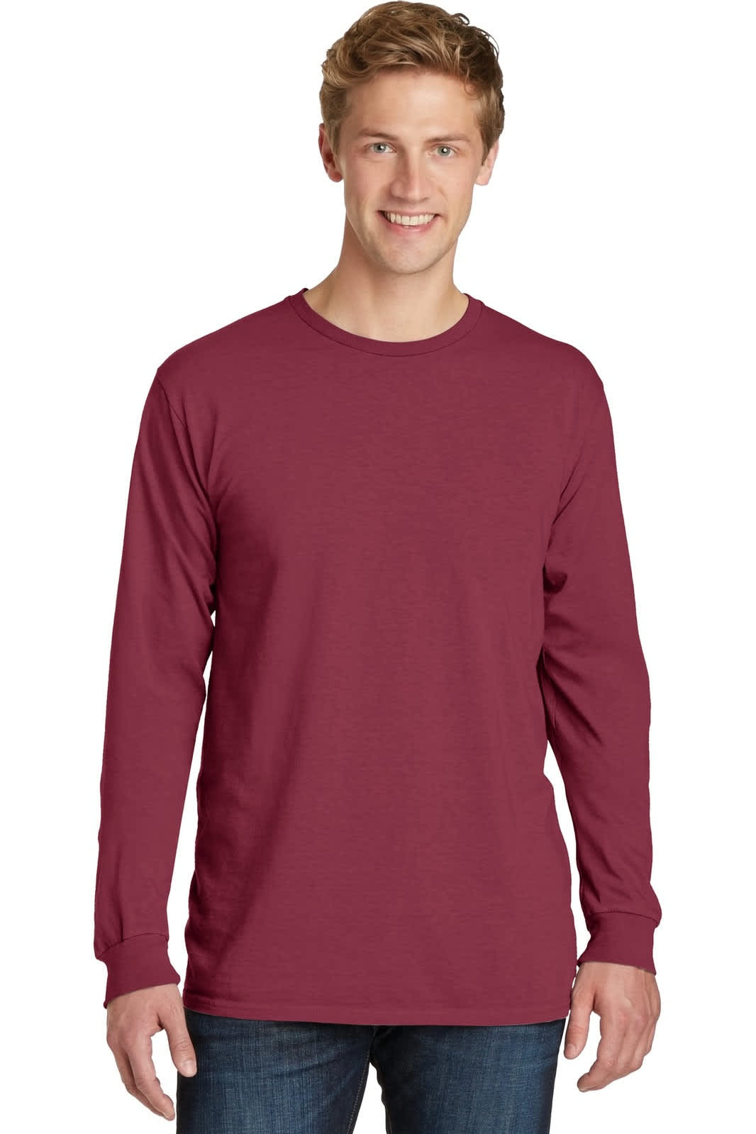 Port & Company Pigment-Dyed Long Sleeve Tee