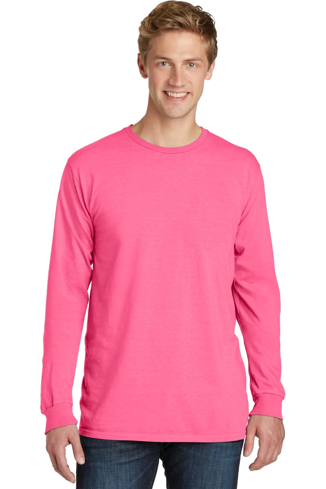 Port & Company Pigment-Dyed Long Sleeve Tee
