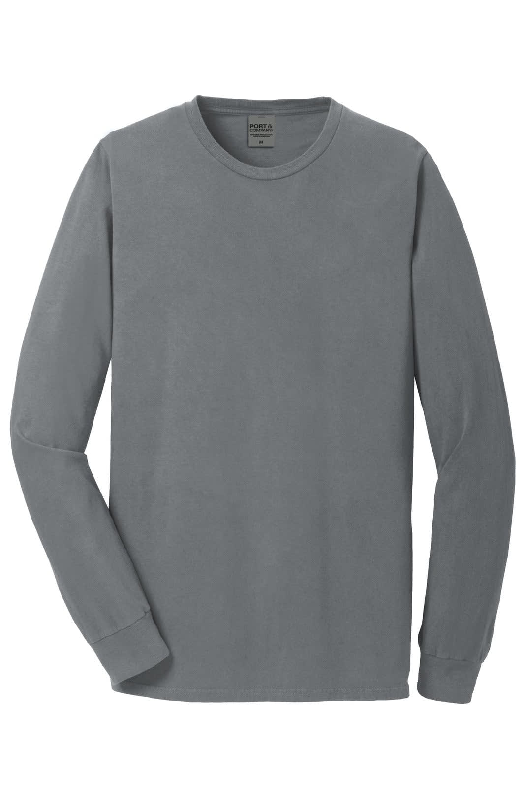 Port & Company Pigment-Dyed Long Sleeve Tee