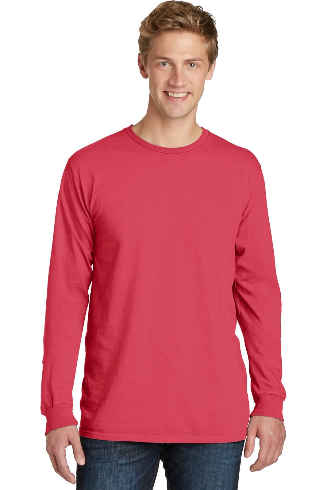 Port & Company Pigment-Dyed Long Sleeve Tee