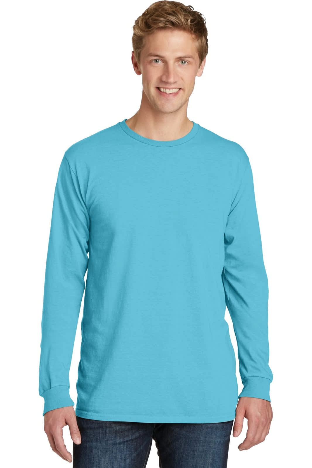 Port & Company Pigment-Dyed Long Sleeve Tee
