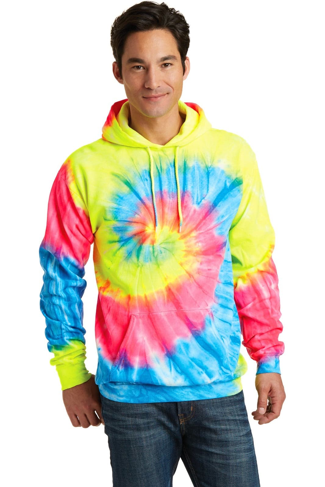 Port & Company Tie-Dye Pullover Hooded Sweatshirt
