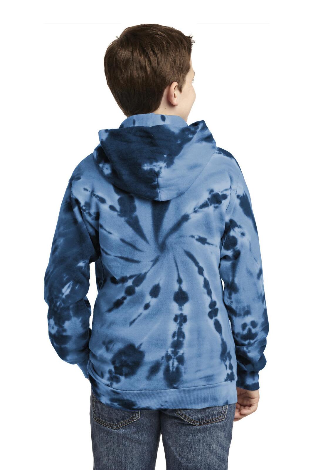 Port & Company Youth Tie-Dye Pullover Hooded Sweatshirt