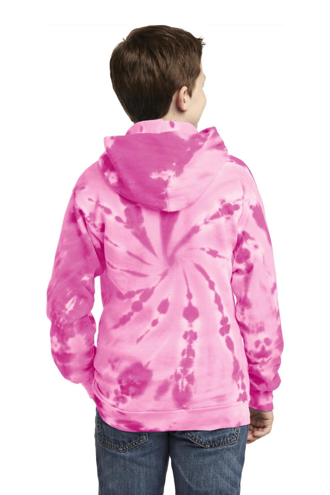 Port & Company Youth Tie-Dye Pullover Hooded Sweatshirt