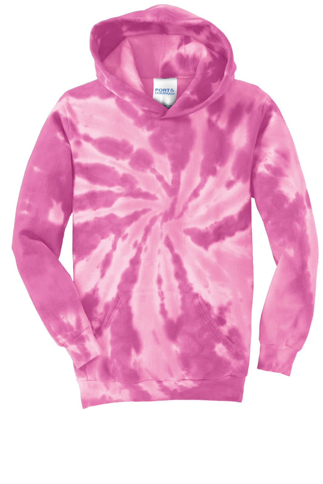 Port & Company Youth Tie-Dye Pullover Hooded Sweatshirt