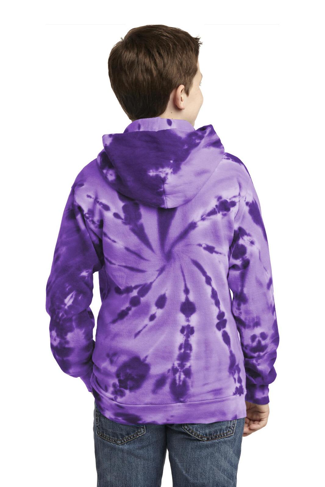 Port & Company Youth Tie-Dye Pullover Hooded Sweatshirt