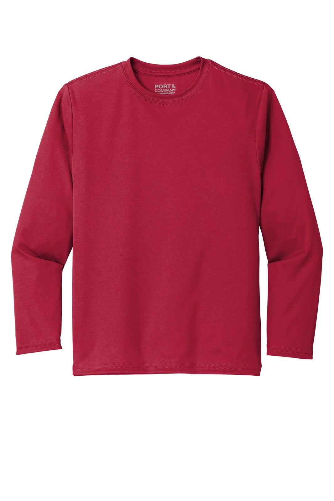 Port & Company Youth Long Sleeve Performance Tee