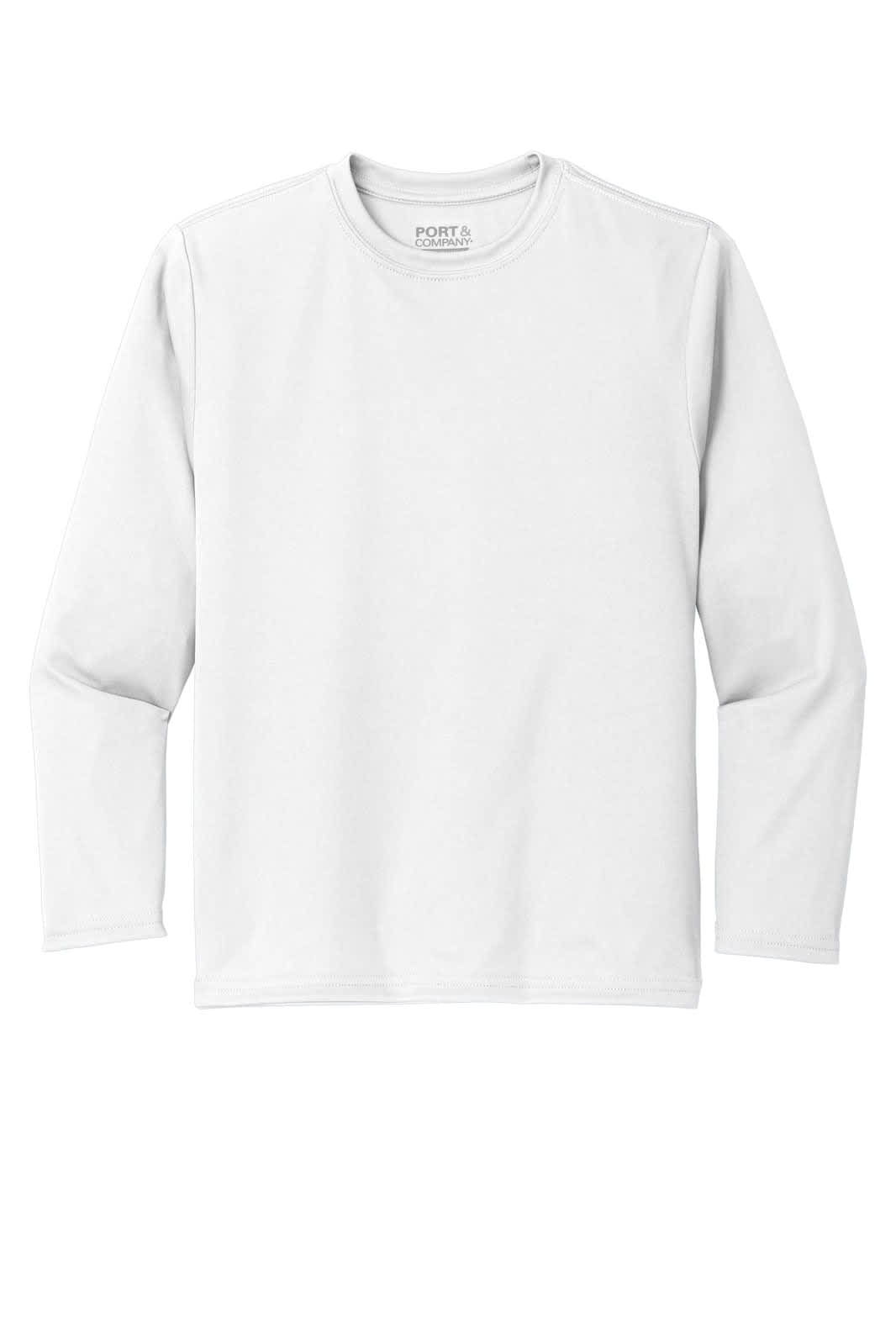 Port & Company Youth Long Sleeve Performance Tee