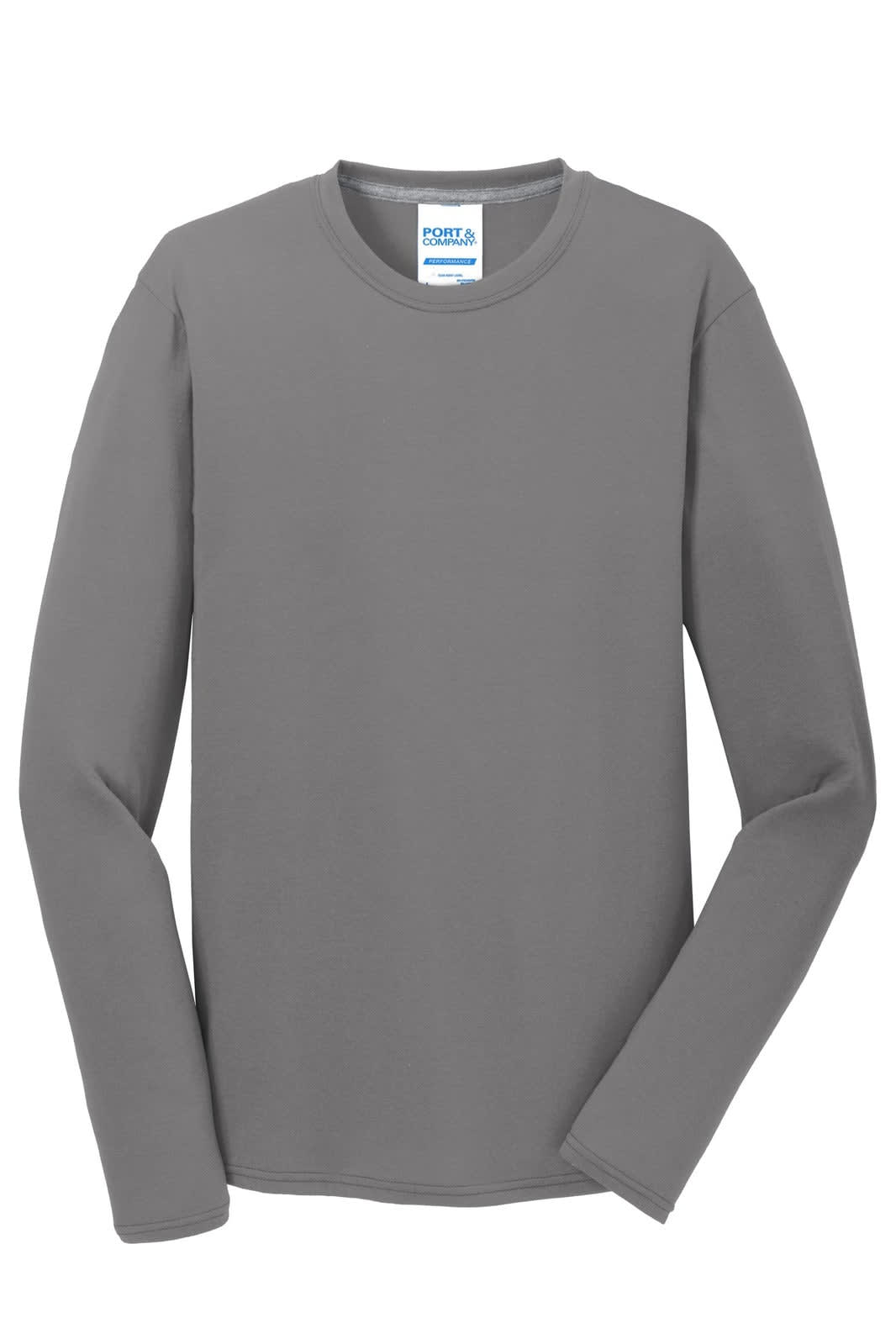 Port & Company Long Sleeve Performance Blend Tee