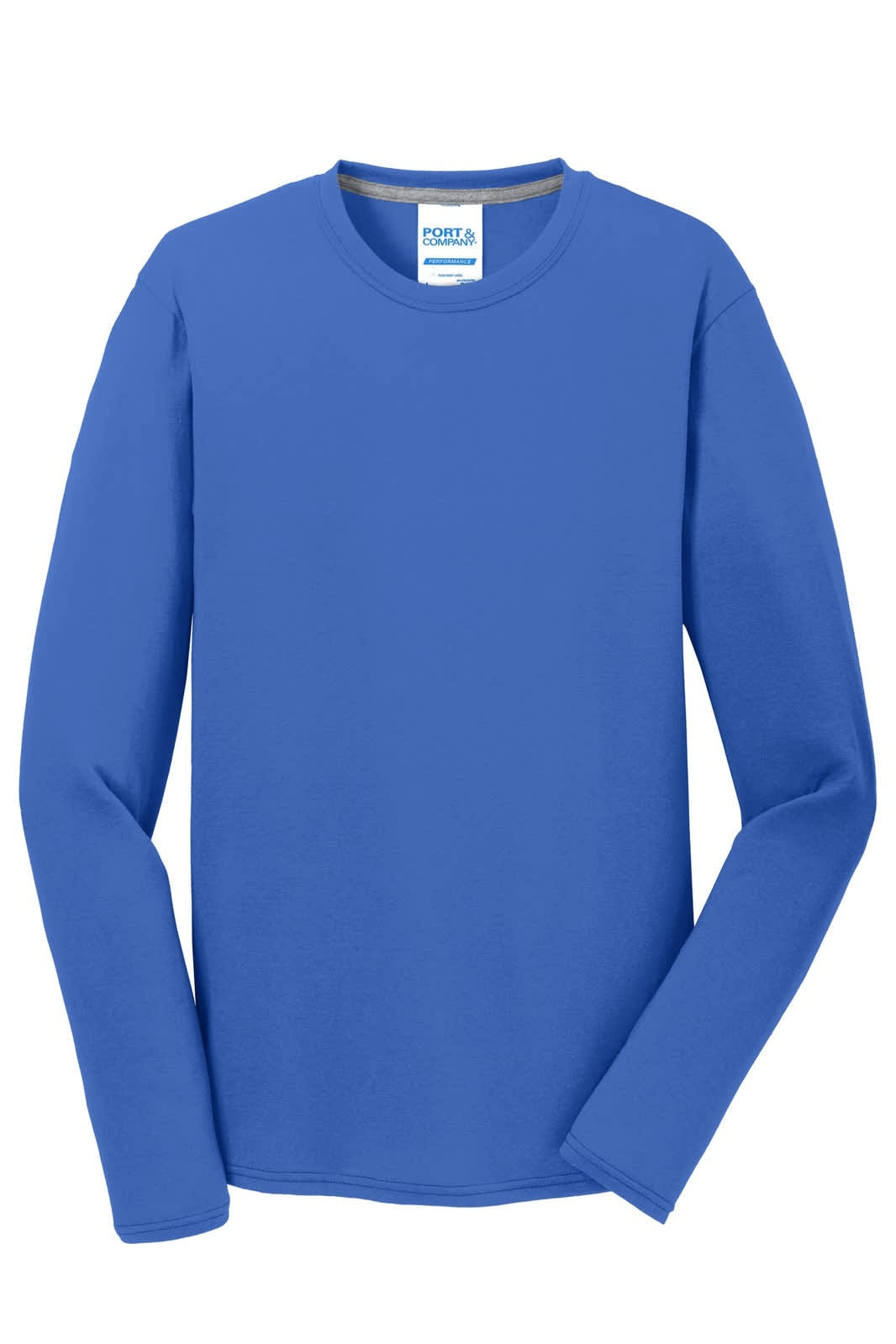 Port & Company Long Sleeve Performance Blend Tee