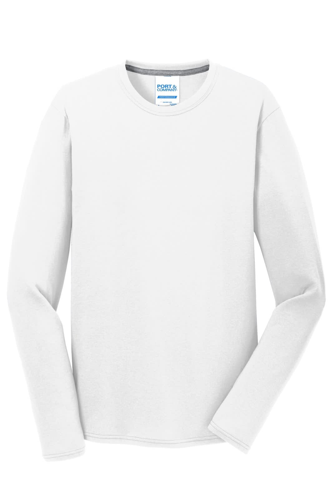 Port & Company Long Sleeve Performance Blend Tee
