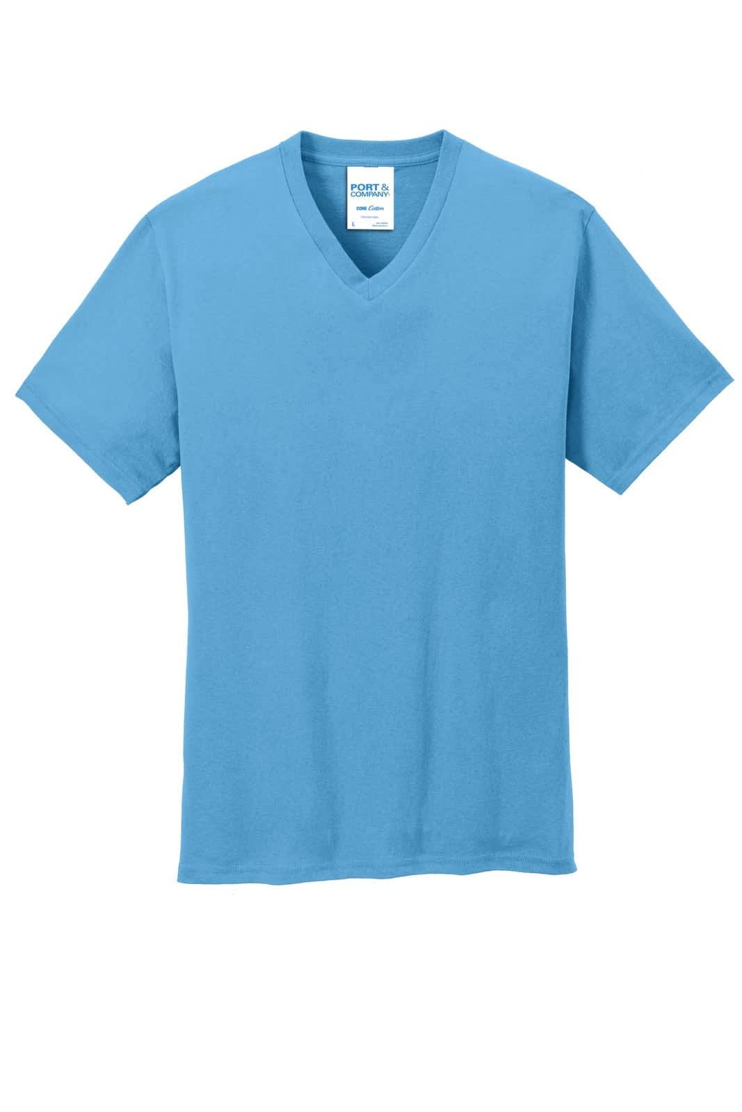 Port & Company Core Cotton V-Neck Tee