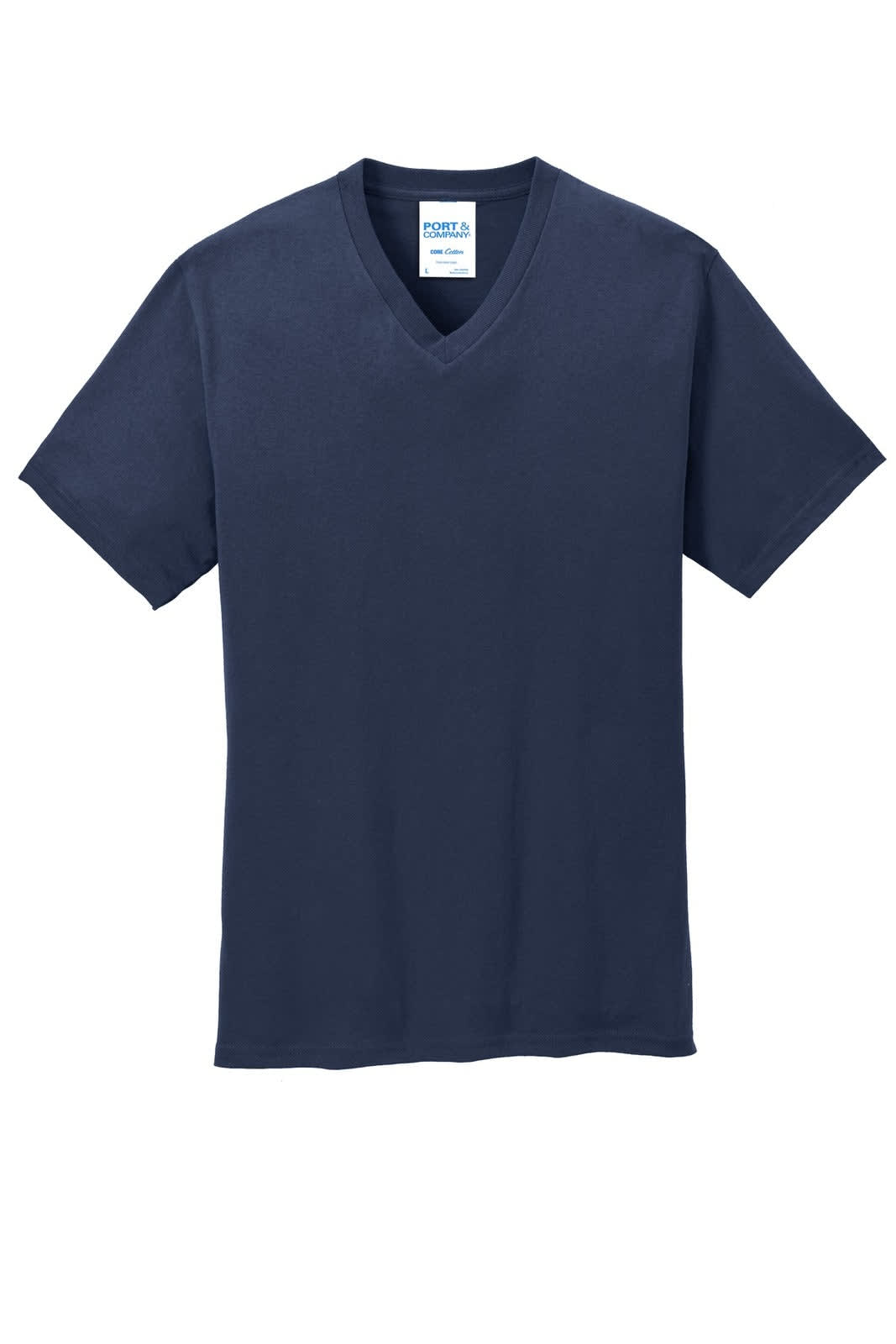 Port & Company Core Cotton V-Neck Tee