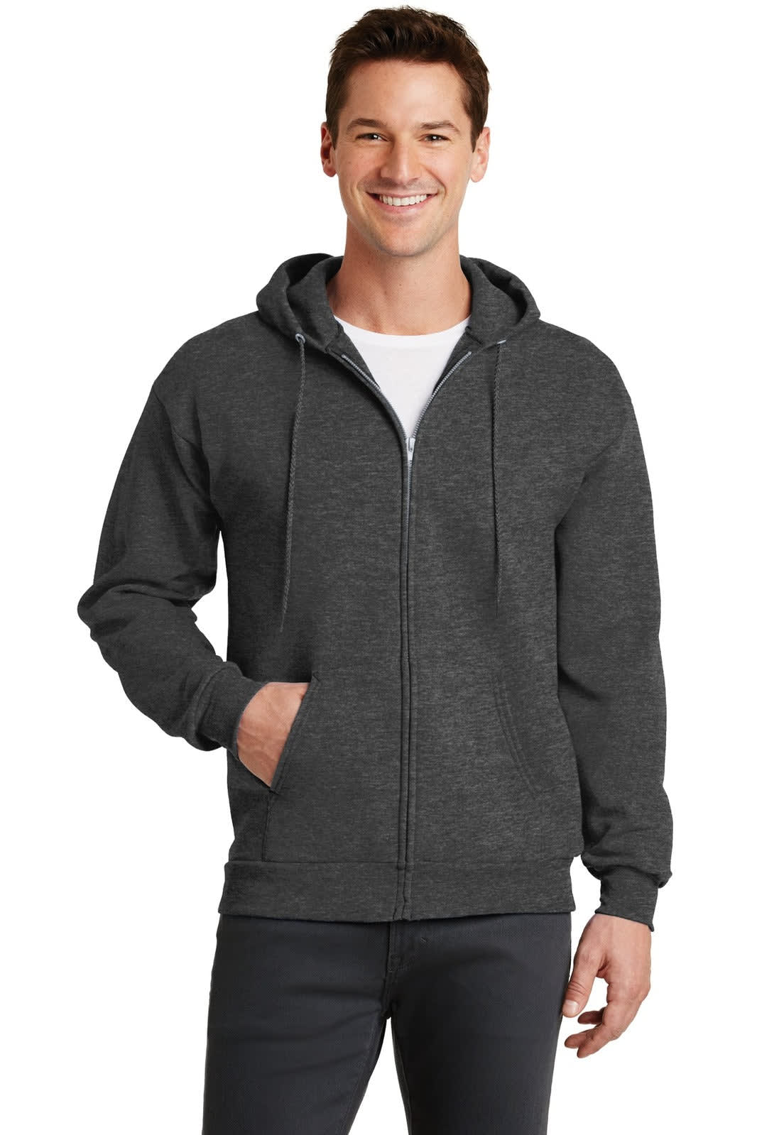Port & Company - Core Fleece Full-Zip Hooded Sweatshirt