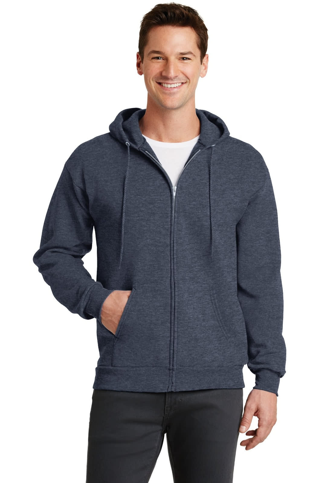 Port & Company - Core Fleece Full-Zip Hooded Sweatshirt