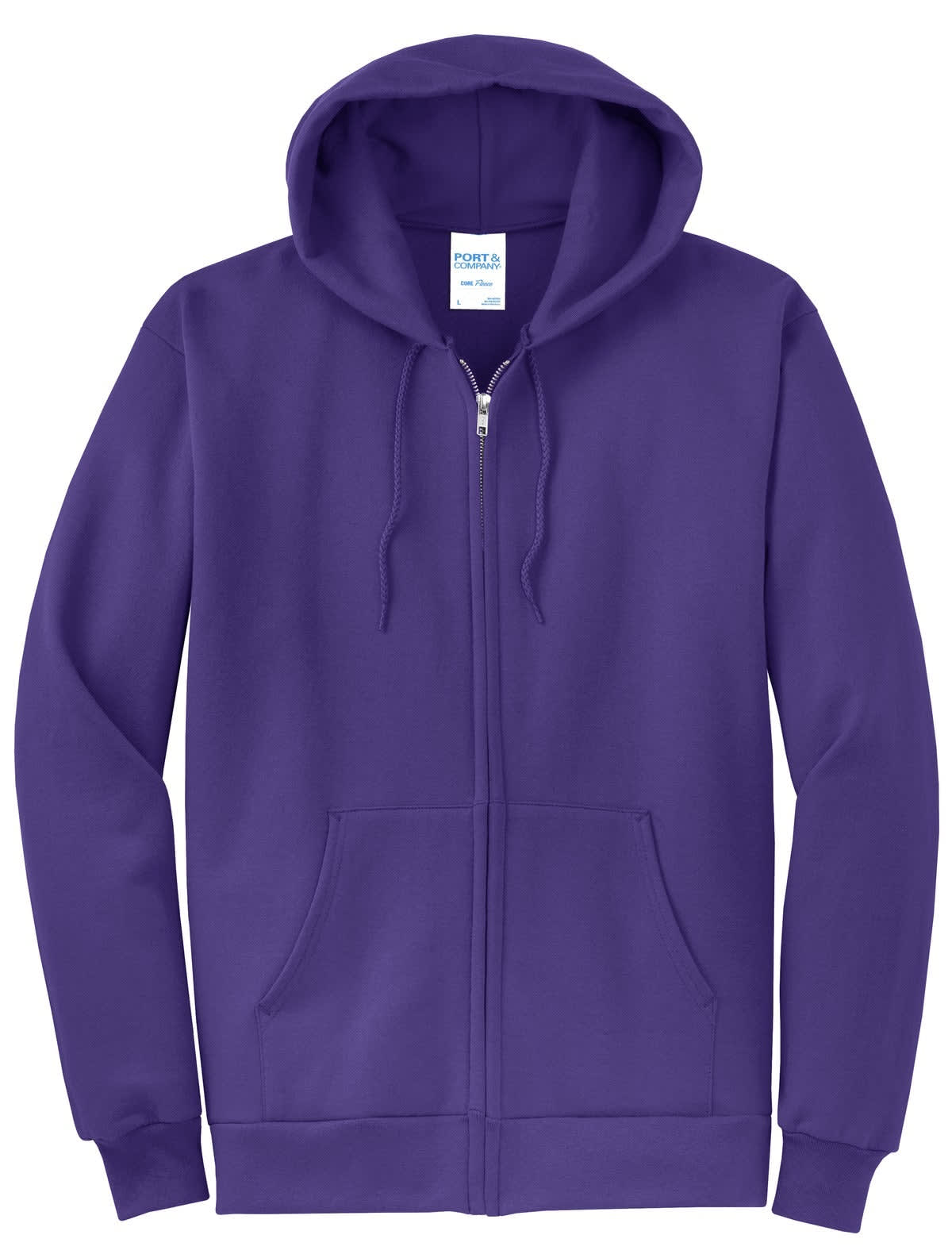 Port & Company - Core Fleece Full-Zip Hooded Sweatshirt